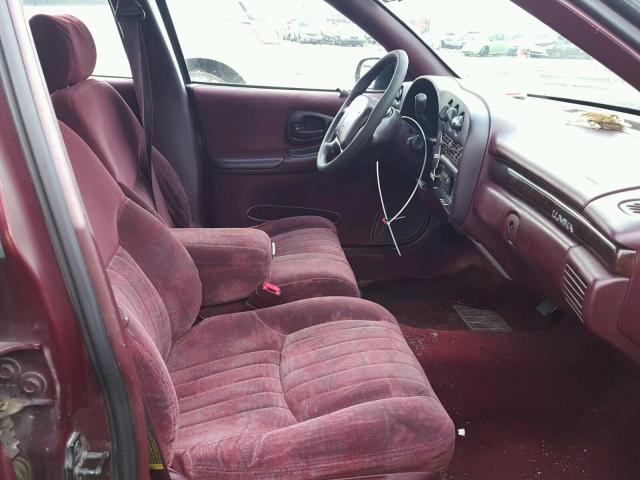 2G1WL52M0W9106647 - 1998 CHEVROLET LUMINA BAS მუქწითელი ფოტო 5