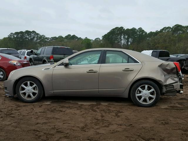 1G6DM577680125007 - 2008 CADILLAC CTS GOLD photo 9