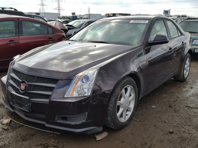 1G6DF577790111399 - 2009 CADILLAC CTS PURPLE photo 2