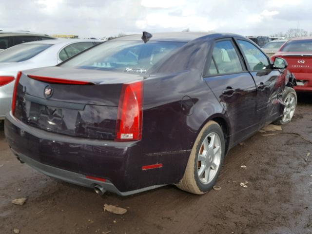 1G6DF577790111399 - 2009 CADILLAC CTS PURPLE photo 4