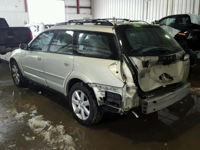 4S4BP62C867328261 - 2006 SUBARU LEGACY OUT BEIGE photo 3