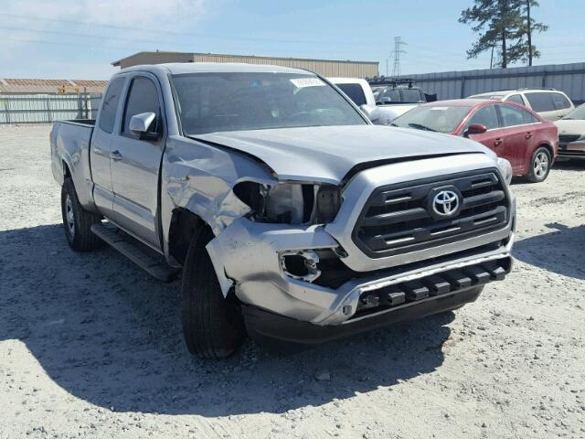 5TFRX5GN9HX080743 - 2017 TOYOTA TACOMA ACC SILVER photo 1