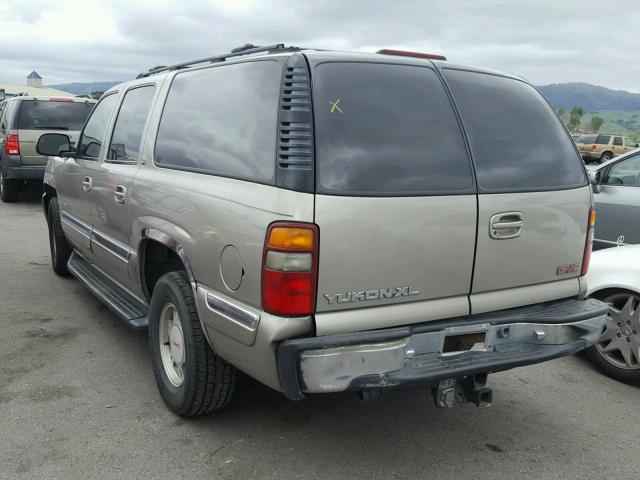 1GKFK16T91J219695 - 2001 GMC YUKON XL K BROWN photo 3