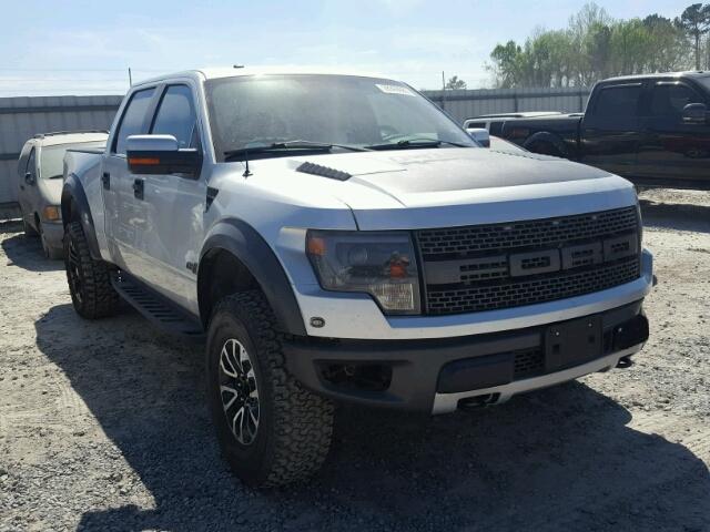 1FTFW1R68DFB52567 - 2013 FORD F150 SVT R GRAY photo 1