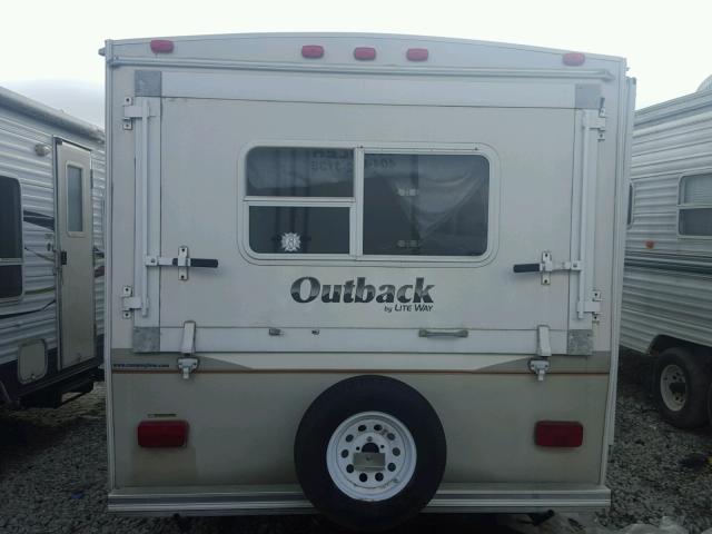 4YDT2102935904674 - 2003 OUTB TRAILER WHITE photo 10