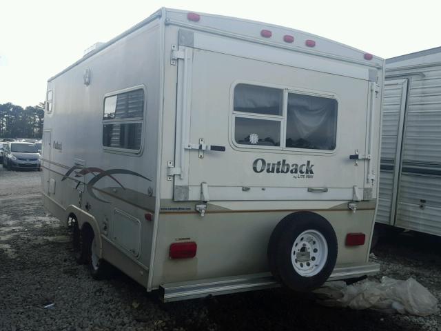 4YDT2102935904674 - 2003 OUTB TRAILER WHITE photo 3