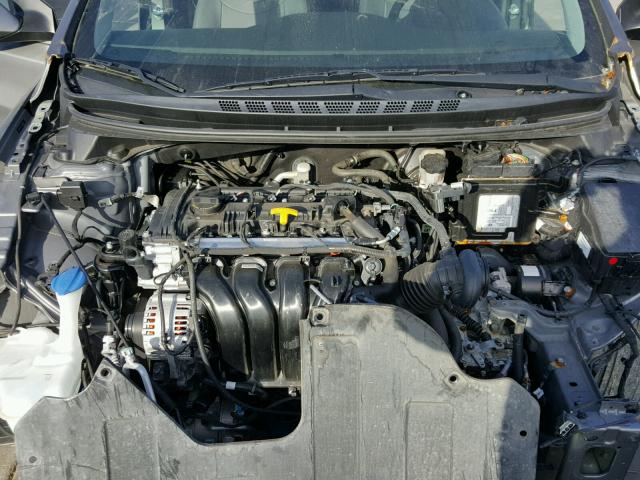 5NPDH4AEXEH496785 - 2014 HYUNDAI ELANTRA GRAY photo 7