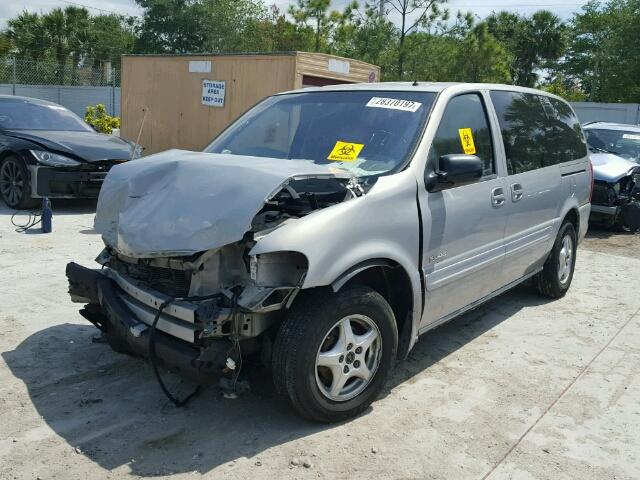 1GHDX13E81D163042 - 2001 OLDSMOBILE SILHOUETTE GRAY photo 2