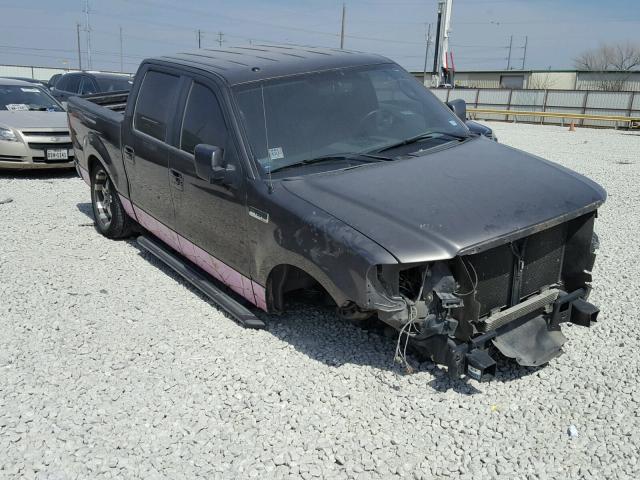 1FTRW12W38KB38273 - 2008 FORD F150 SUPER CHARCOAL photo 1