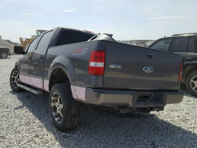 1FTRW12W38KB38273 - 2008 FORD F150 SUPER CHARCOAL photo 3