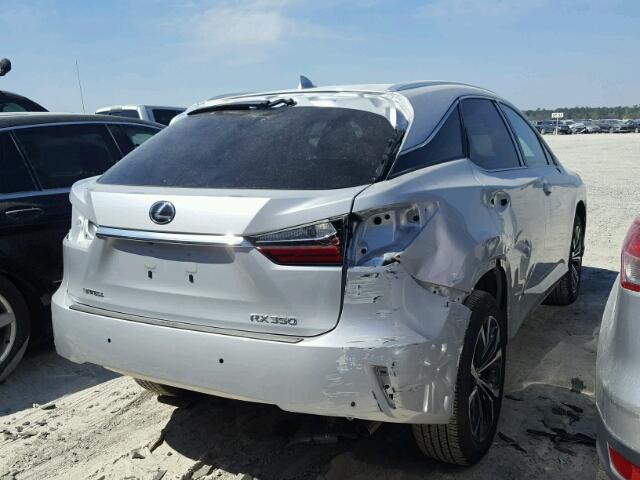 2T2ZZMCA0HC077778 - 2017 LEXUS RX 350 SILVER photo 4