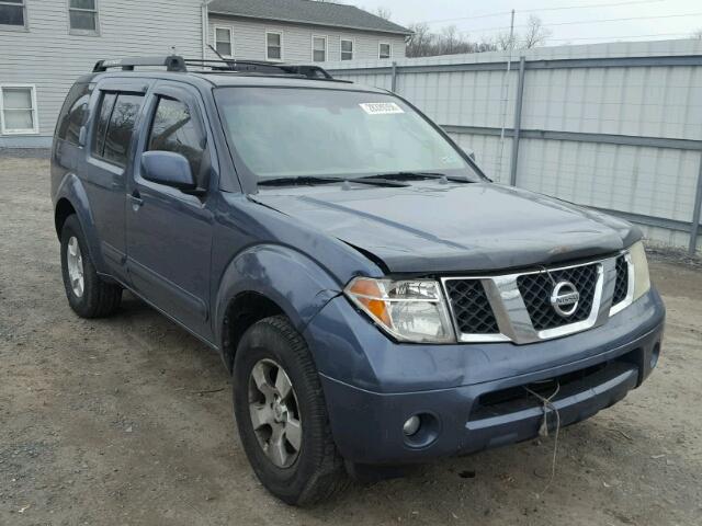 5N1AR18W06C637420 - 2006 NISSAN PATHFINDER BLUE photo 1