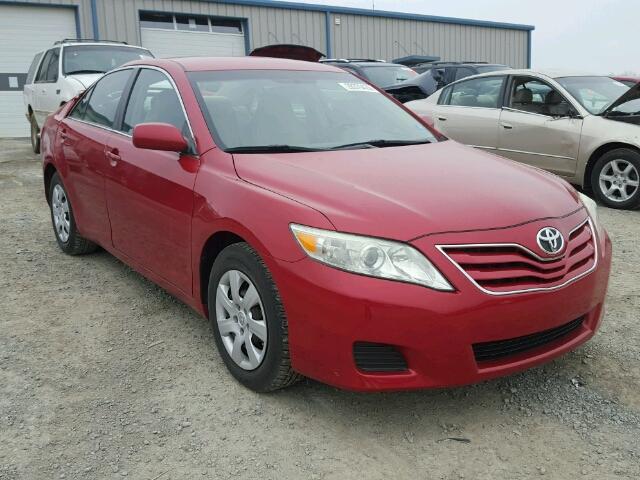 4T1BF3EK3BU595775 - 2011 TOYOTA CAMRY BASE RED photo 1