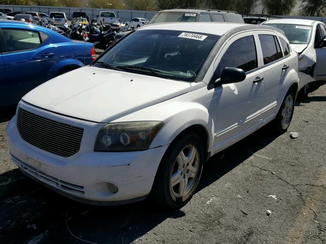 1B3HB48B67D412308 - 2007 DODGE CALIBER SX WHITE photo 2