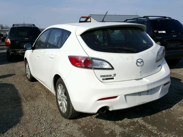 JM1BL1L84C1662802 - 2012 MAZDA 3 I WHITE photo 3