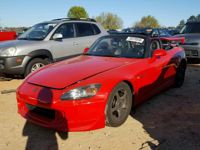 JHMAP214X6S002427 - 2006 HONDA S2000 RED photo 2