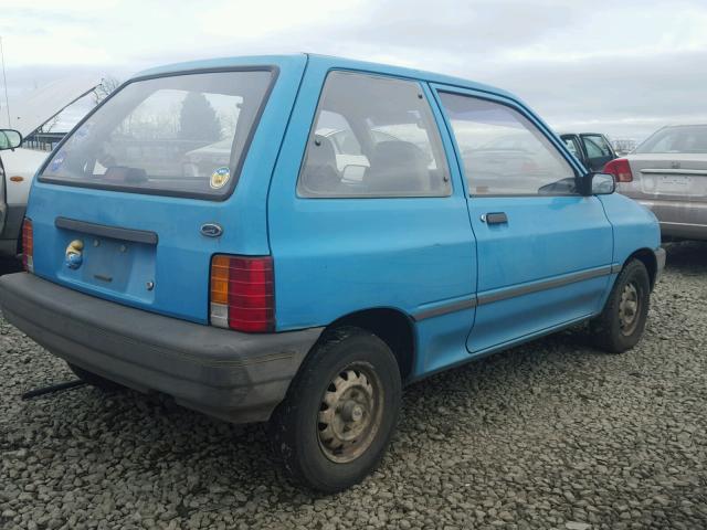 KNJPT05HXL6145758 - 1990 FORD FESTIVA L BLUE photo 4