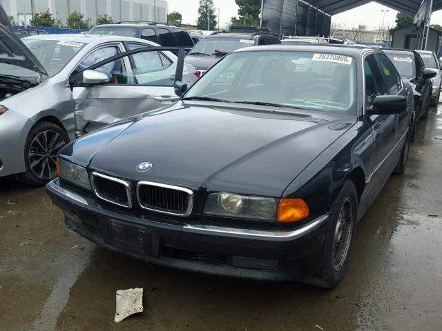 WBAGF8322WDL51533 - 1998 BMW 740 I AUTO BLACK photo 2