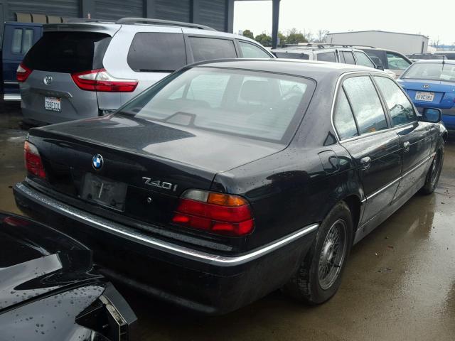 WBAGF8322WDL51533 - 1998 BMW 740 I AUTO BLACK photo 4