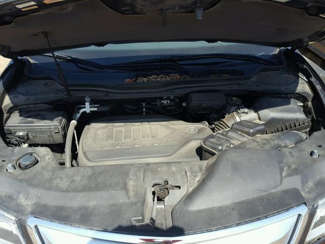 5FRYD4H48FB007616 - 2015 ACURA MDX TECHNO GRAY photo 7