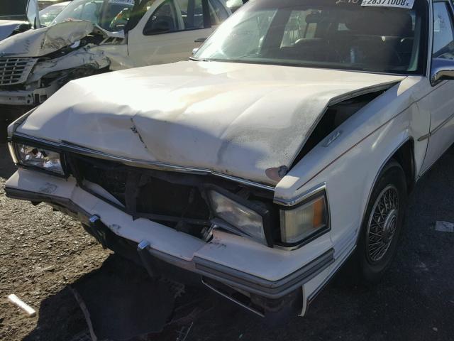 1G6CD5150J4233429 - 1988 CADILLAC DEVILLE WHITE photo 9