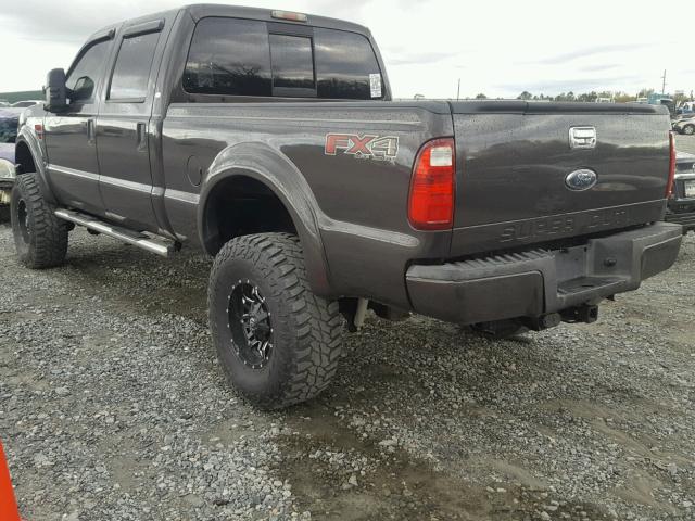 1FTSW21R98EB95675 - 2008 FORD F250 SUPER CHARCOAL photo 3