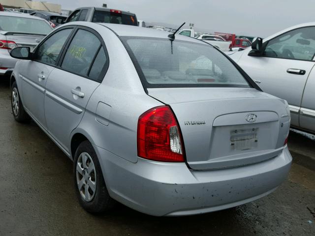 KMHCN46CX6U020471 - 2006 HYUNDAI ACCENT GLS SILVER photo 3