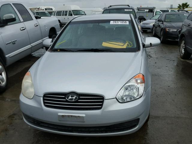 KMHCN46CX6U020471 - 2006 HYUNDAI ACCENT GLS SILVER photo 9