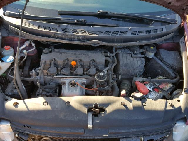 19XFA1F86AE078026 - 2010 HONDA CIVIC EX წითელი ფოტო 7