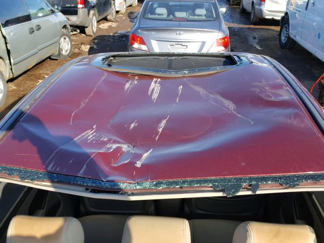 19XFA1F86AE078026 - 2010 HONDA CIVIC EX წითელი ფოტო 9