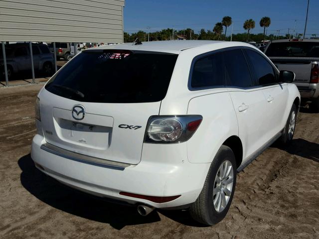 JM3ER2W51A0319510 - 2010 MAZDA CX-7 WHITE photo 4