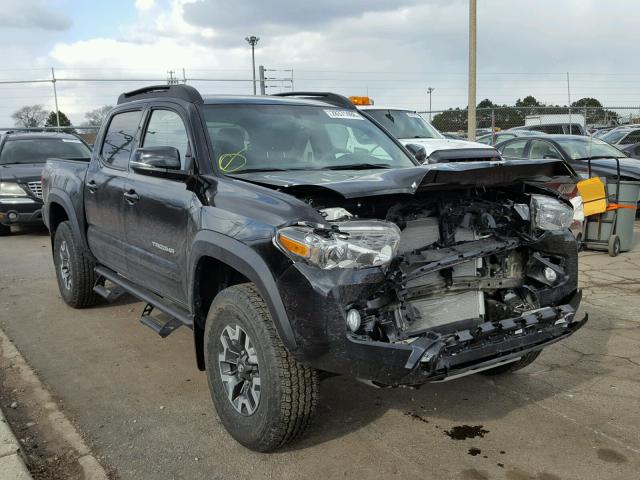 5TFCZ5AN0HX078890 - 2017 TOYOTA TACOMA DOU BLACK photo 1