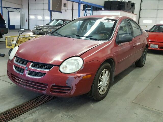 1B3ES56C03D122239 - 2003 DODGE NEON SXT RED photo 2