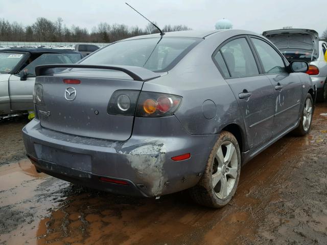 JM1BK323551232624 - 2005 MAZDA 3 S GRAY photo 4