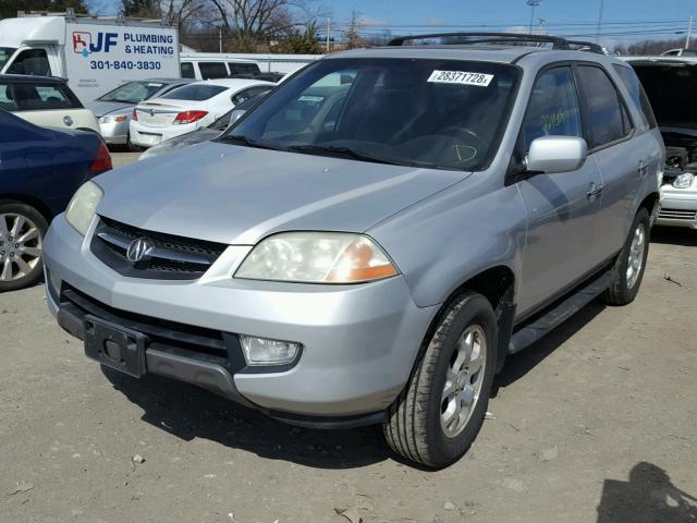 2HNYD18612H513868 - 2002 ACURA MDX TOURIN GRAY photo 2