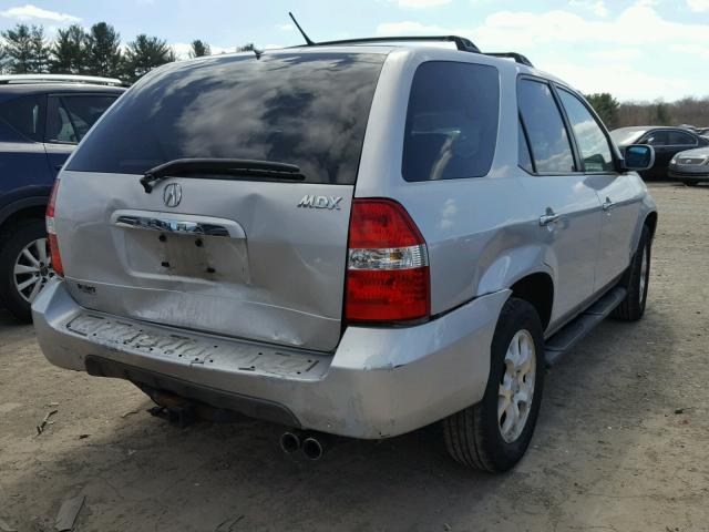 2HNYD18612H513868 - 2002 ACURA MDX TOURIN GRAY photo 4