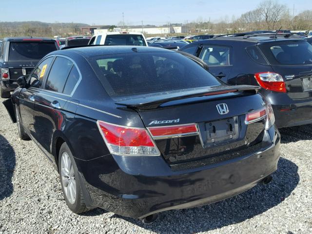 5KBCP3F80BB001579 - 2011 HONDA ACCORD EXL BLACK photo 3