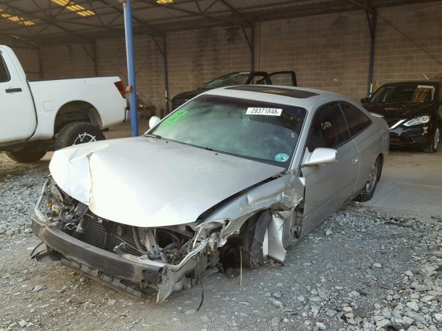 2T1CE22P42C002573 - 2002 TOYOTA CAMRY SOLA SILVER photo 2