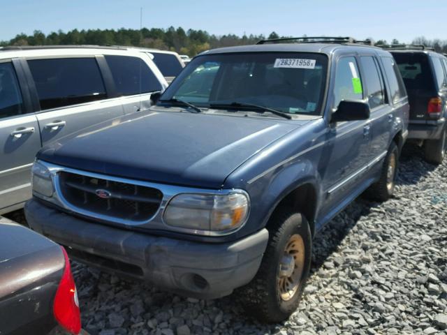 1FMZU62XXYZB81832 - 2000 FORD EXPLORER X BLUE photo 2