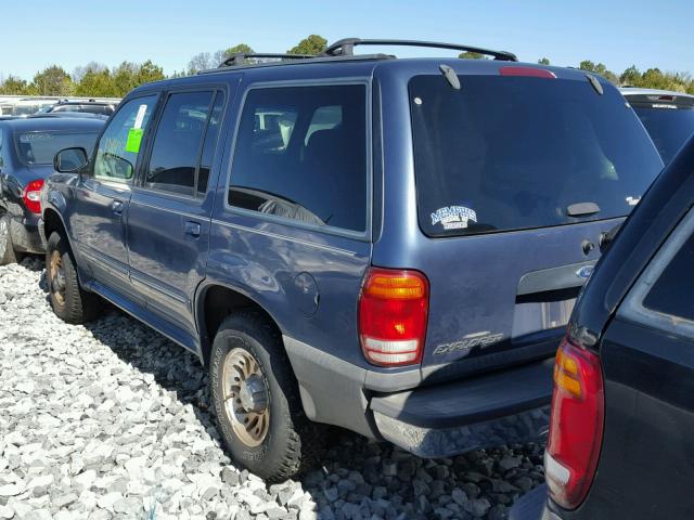 1FMZU62XXYZB81832 - 2000 FORD EXPLORER X BLUE photo 3