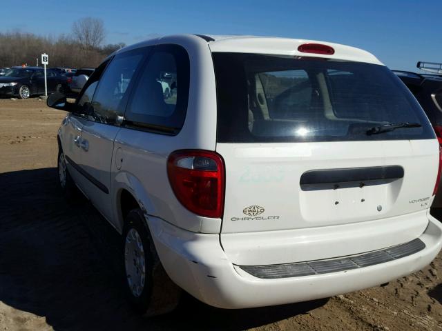 1C4GJ25313B320575 - 2003 CHRYSLER VOYAGER WHITE photo 3