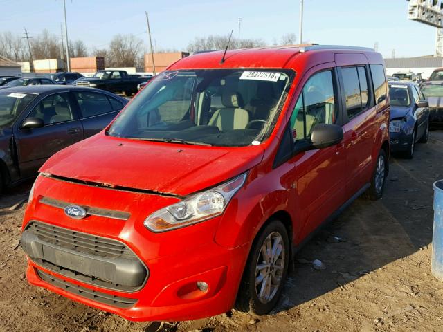 NM0GE9F77E1153188 - 2014 FORD TRANSIT CO RED photo 2