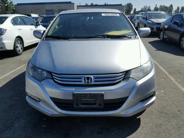 JHMZE2H71BS006661 - 2011 HONDA INSIGHT EX SILVER photo 9