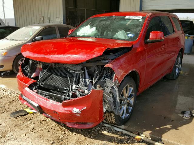 1C4RDHAG3EC344918 - 2014 DODGE DURANGO SX RED photo 2