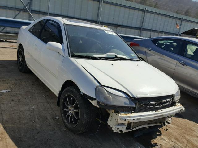 1HGEM22952L097636 - 2002 HONDA CIVIC EX თეთრი ფოტო 1