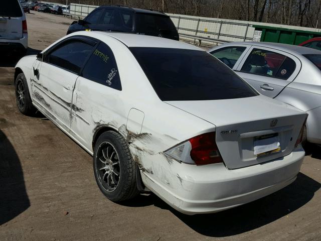 1HGEM22952L097636 - 2002 HONDA CIVIC EX თეთრი ფოტო 3