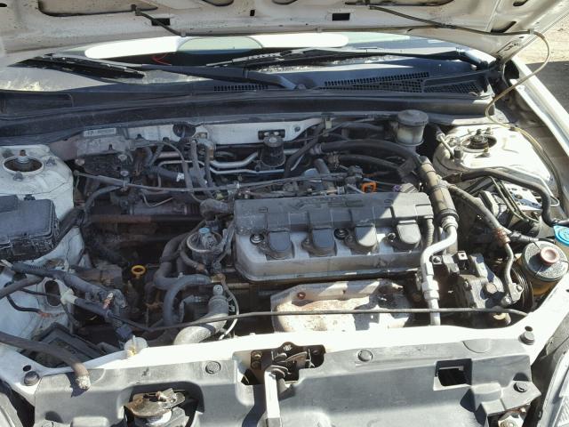1HGEM22952L097636 - 2002 HONDA CIVIC EX თეთრი ფოტო 7