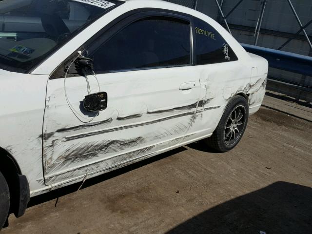 1HGEM22952L097636 - 2002 HONDA CIVIC EX WHITE photo 9