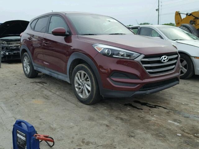 KM8J23A43GU043036 - 2016 HYUNDAI TUCSON SE MAROON photo 1