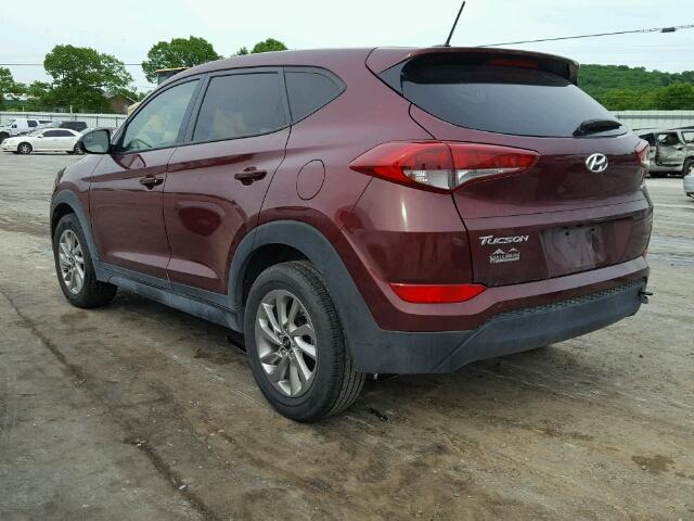 KM8J23A43GU043036 - 2016 HYUNDAI TUCSON SE MAROON photo 3